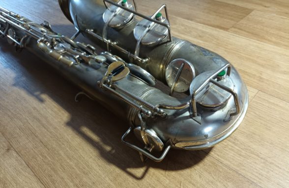 Vintage Tenor Saxophone Tenor Saxophone on the floor